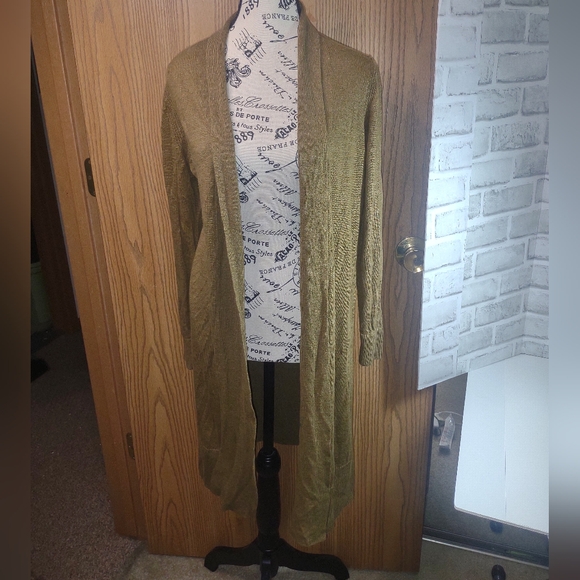 XS Banana Republic Olive Green Open Cardigan - Picture 1 of 9